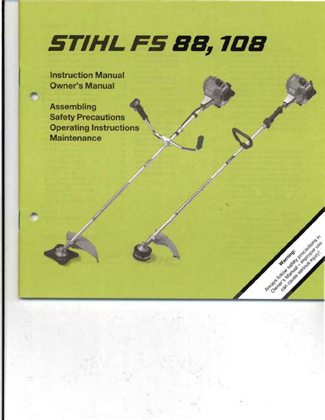 Stihl fs 88 trimmer teile handbuch. - Field and wave electromagnetics 2ed solution manual.