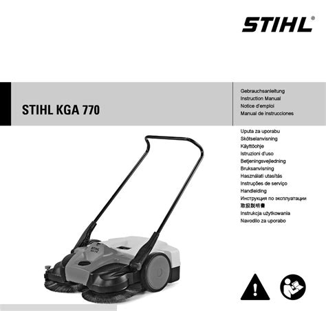 Stihl kg770 kga 770 sweeper service manual. - Anatomia humana 3 tomos - 10 ed..