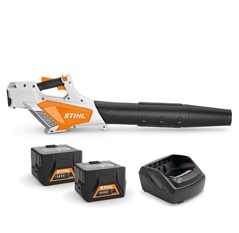 Stihl leaf blower battery. The STIHL BGA 300 cordless backpack blower powered by 36V Lithium Ion battery (sold separately), with ergonomic features and adjustable power levels to benefit ... 