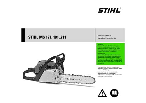 Stihl ms 171 181 211 service manual. - Chevrolet tracker manual en espa ol.