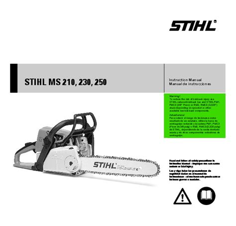 Stihl ms 210 ms 230 ms 250 service repair workshop manual. - Die angst des tormanns beim elfmeter.