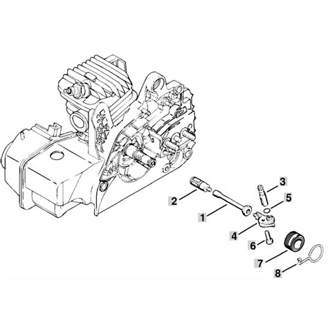 1123 640 7102 - Stihl Worm. £7.70. To Basket. 8. 1123 647 2400 - Stihl Spring. £1.26. To Basket. View Stihl MS 210 Chainbsaw (MS210C) Parts Diagram , Oil Pump to easily locate and buy the spares that fit this machine.. 