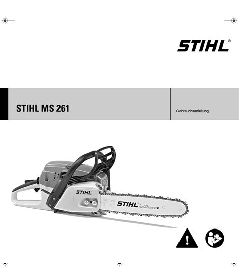 Stihl ms 261 elektrowerkzeug reparaturanleitung download herunterladen. - Study manual machinery equipment course i.