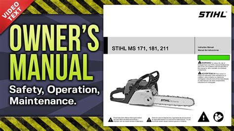 STIHL MS 271, 291 Instruction Manual. Original Instruction Manual Printed on chlorine-free paper Printing inks contain vegetabl e oils, ... Checking and Replacing the Chain …. Stihl ms 271 repair manual