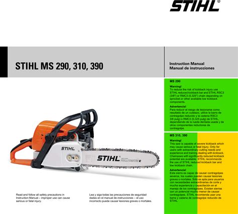 Stihl ms 290 310 390 service workshop repair manual download. - Together with sanskrit class 9 guide.