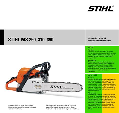 Stihl ms 390 power tool service manual. - Lego star wars death star instruction manual.
