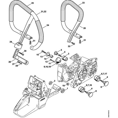 Stihl MS 461 CHAINSAW (MS 461) Parts Diagram, MS461-C CLUTCH. Look at the diagram and find parts that fit a Stihl MS 461 CHAINSAW, or refer to the list below. All parts that fit a MS 461 CHAINSAW. Select Page..