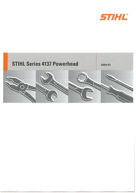 Stihl series 4137 powerhead service manual de reparación descarga instantánea. - Nokia asha 306 manual network selection.