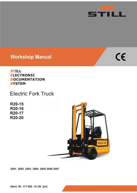 Still electric fork truck forklift r20 15 r20 16 r20 17 r20 20 series service repair workshop manual download. - Dikchenéro dou patê gruvèrin è de j'alintoua.
