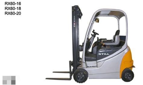 Still electric fork truck forklift rx60 16 rx60 18 rx60 20 series service repair workshop manual download. - The dublin pictorial guide and directory.