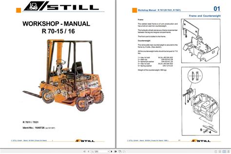 Still forklift r70 15 r70 16 series service repair workshop manual. - Bronica the early history and definitive collectors guide.