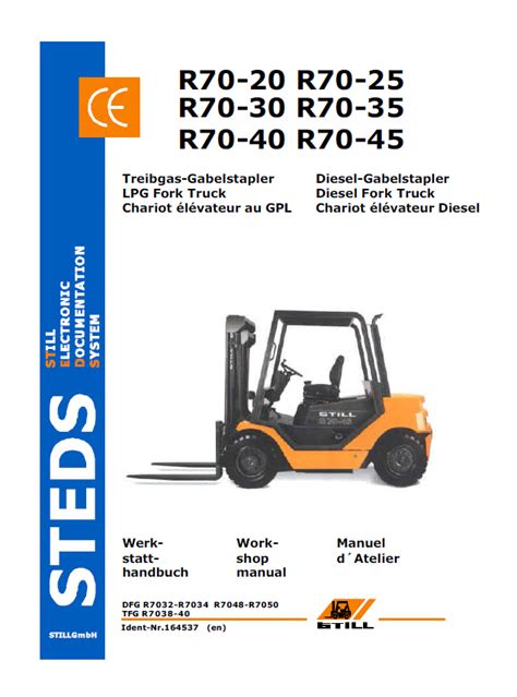 Still r70 20 r70 25 r70 30 fork truck service repair workshop manual. - Owners manual for 1999 four winds rv.