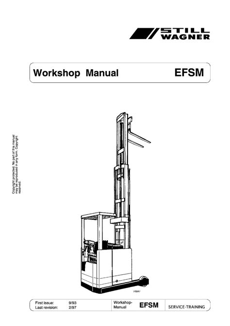 Still wagner forklift truck efsm factory service repair workshop manual instant. - Kawasaki kx 125 1997 repair manual.