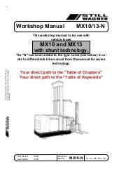 Still wagner mx10 n mx13 n forklift service repair workshop manual. - Handbuch für das verfassen von rechtsgutachten.