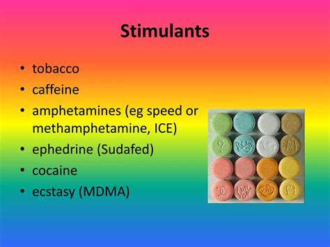 Stimulant medicines