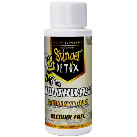 Shop Amazon for Stinger Detox Mouthwash Drink - Vanilla Flavor - 2 FL OZ - Alcohol Free .... 