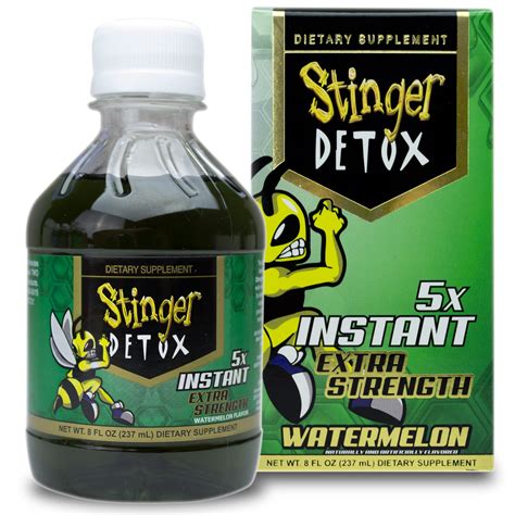 May 8, 2023 · Stringer Instant Detox 5X Extra Strength. This is one of Stinger’s most powerful products available on the site, and costs $55.95 per bottle. The instructions say to use it 60-90 minutes before your test, but I recommend giving it 120 minutes as you need time to urinate sufficiently. Once you have consumed the whopping 237 mL worth of liquid ... . 