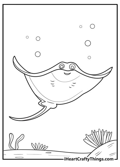 Stingray Coloring Shee