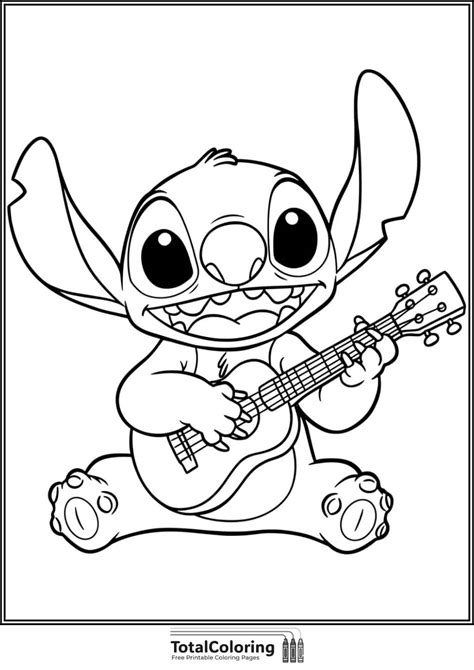 Stitch Coloring Pictures