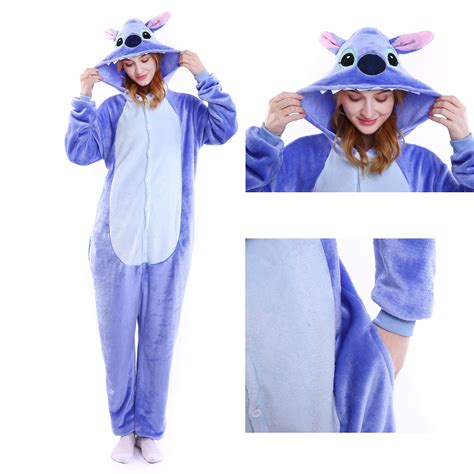 May 26, 2023 · This onesie adult Stitch design provides ultimate comfort. It’s made purely from premium polyester fleece, offering exceptional softness and breathability. The set is the perfect outfit for home, whether you want to enjoy a quiet night or relax in loungewear on the sofa. . Stitch pajamas for adults