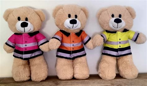 Stitches Teddy Bear Tradie Hi-Vis Miner 6" Perth Children