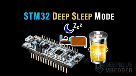 Stm32 sleep wakeup.  We&rsquo;ve also explored how to enter and exit (wake-up) from stop mod...