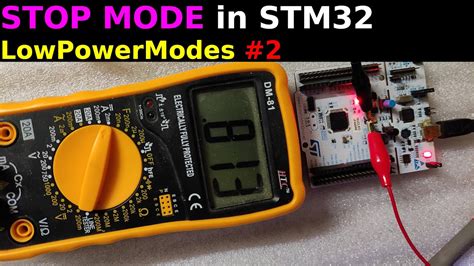 Stm32 stop mode high current.  However if I use STOP mode it is 880uA.  Th...