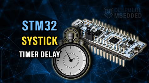 Stm32 systick.  You&rsquo;ll learn how to use the STM32 Systick timer to...