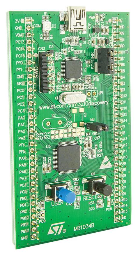Stm32f0 discovery example code.  It also comes with a comprehensive STM32 software...
