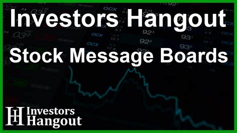 Stock Message Boards