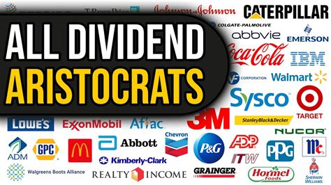Nov 7, 2023 · Dividend aristocrats are stocks in th