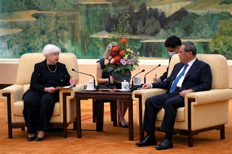Stock market today: World shares mixed as Yellen meets with Chinese officials in Beijing