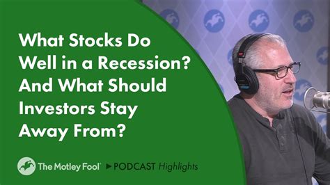 Below are six stocks that do well in a recession with strong c