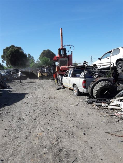 Stockton Auto Salvage Yard. AUTO SALVAGE JUNKYARD IN Stockton, CA 3151 S. Hwy 99 Frontage Road 95215. Mon-Fri: 9am-6pm. Sat-Sun: 8am-6pm. (Last Entry Daily at 5:30pm) (209) 425-0489. The “new” place for used auto parts in Stockton. They are a well run establishment. The yard is clean and drains really well when it rains, unlike some other places..