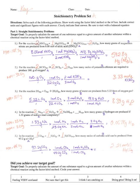 Stoichiometry Problem Set ANSWERS.pdf