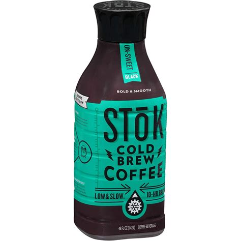 Stok iced coffee. If you need something quick and on the go, try one of our premade iced and nitro brew products from coffee brands you love, such as Stok, Starbucks, and Califa Farms. Not only are these beverages quick and convenient, but they also come in a variety of roasts and flavors. Shop Coffee direct from Safeway. Browse our selection and order groceries ... 
