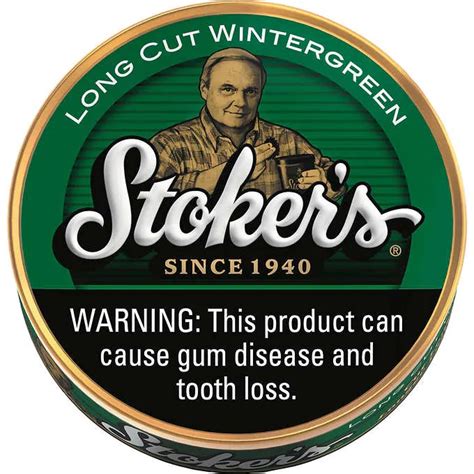 Stokers chewing tobacco. Stoker’s Tennessee Chew is a popular blend of tobacco that combines rum & whiskey flavors. This is a loose leaf product that consists of shredded tobacco leafs. Save $3 per bag when you buy 8! This Sampler comes with 5 1.2 oz Cans. 1 Long Cut Wintergreen, 1 Long Cut Straight, 1 Long Cut Mint, 1 Long Cut Natural, 1 Fine Cut Natural. 