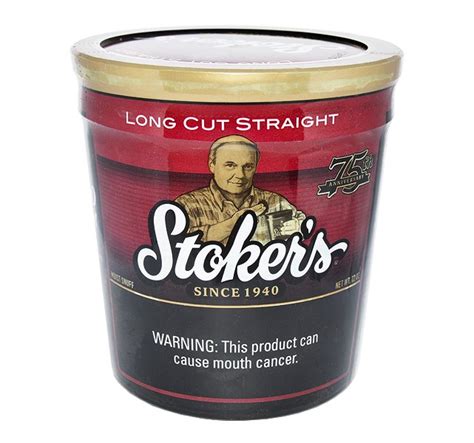 STOKERS LC STRAIGHT TUB . Smokeless Tobacco. EA . $26.99. 0 Reviews. Write a review. STOKERS STRAIGHT SNUFF. SKU: 10657 *The Product images shown are for illustration purposes only and may differ from the actual product. Quantity. Add to Cart ...