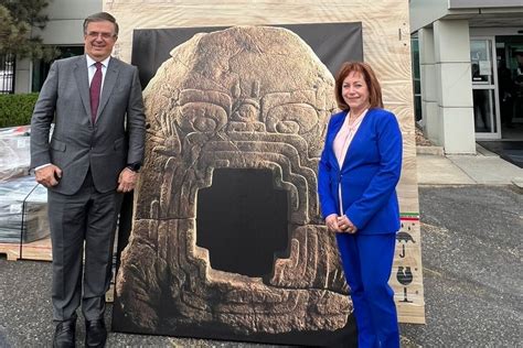 Stolen 'Earth Monster' sculpture returned to Mexico from Denver
