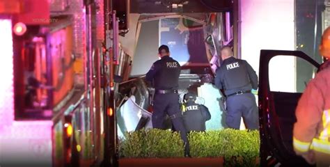 Stolen car suspect crashes into a Glendale shopping mall during pursuit