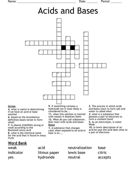 Stomach acid to chemists abbreviation crossword. HCL. 3 Letters. We trust that this solution has resolved the crossword clue you were grappling with today. Don’t forget to explore our wide range of … 