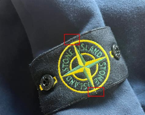 Stone Island Fake Details