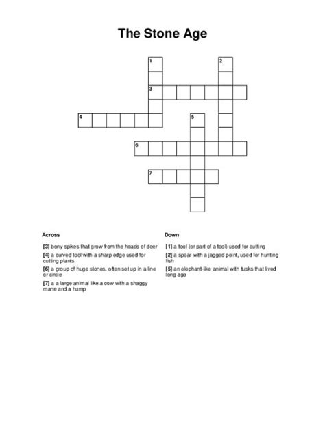 Stone age implement crossword clue. 4 days ago · Here is the solution for the Early stone implement clue featured on March 9, 2024. We have found 40 possible answers for this clue in our database. Among them, one solution stands out with a 95% match which has a length of 7 letters. You can unveil this answer gradually, one letter at a time, or reveal it all at once. 