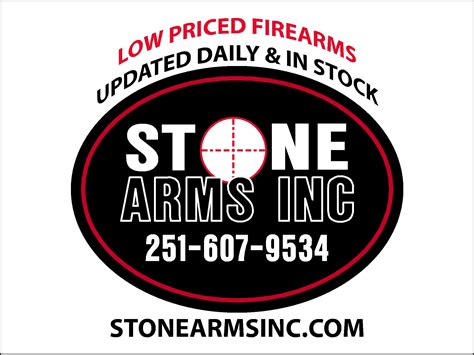 Stone Arms Inc : New Products - Rifles Handguns Shotguns Optics Scopes & Sights Lights Ammunition Holsters & Bags Tactical Gear Accessories Firearm Transfers Lubricants & Cleaners Used Guns ALL FIREARMS Uppers & Lowers Surveillance Equipment Class 3 Safes Cordova Coolers Airsoft Survival Foods Knives guns, firearm transfers, alabama, mobile, baldwin county, handguns, rifles, tactical gear, ar ...