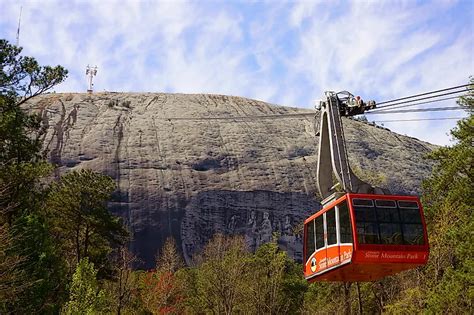 Stone mountain skyride hours.  The massive carving on its face stretche...