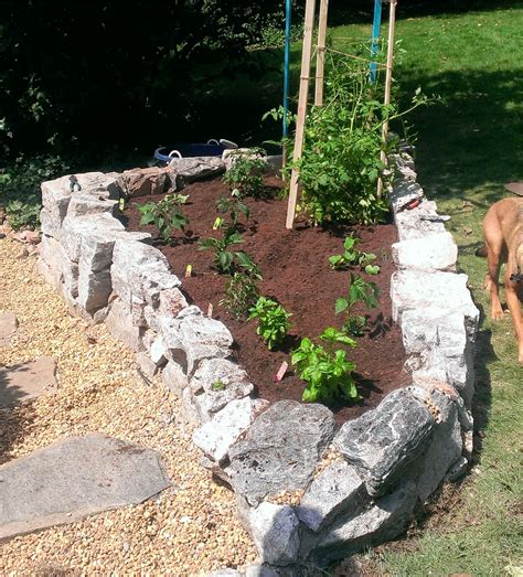 Stone raised garden bed. How to make a raised garden bed retaining wall, an easy DIY landscape project.Thank you to Home Depot for sponsoring this video. See links below for all the ... 