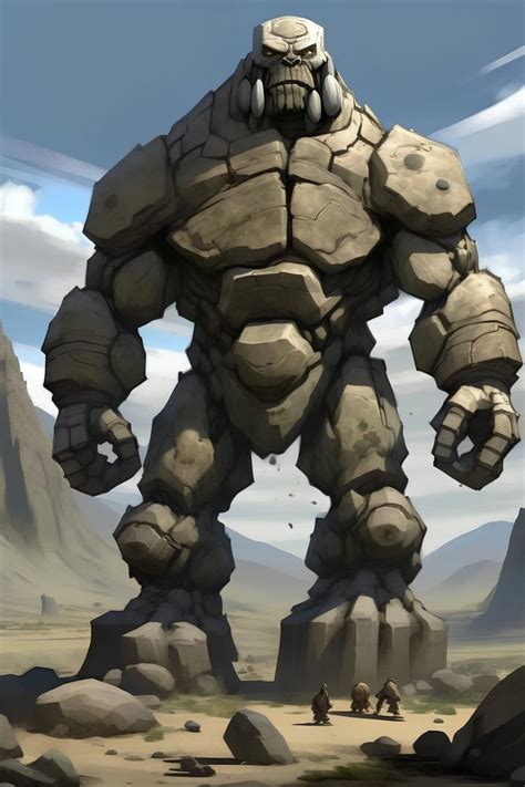 Stone shield pathfinder.  Hit A stone golem has a humanoid body made fro...