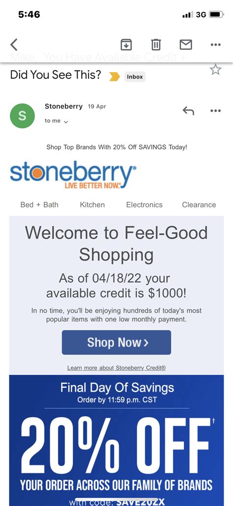 Stoneberry website. Buy Now, Pay Later. with Mason Easy-Pay Credit. Get Pre-Qualified. FREE SHIPPING Over $50 †. code: 50FRSHP. † See Details. Expires 5-14-24 at 11:59 p.m. CST. 
