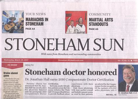 Stoneham ma newspaper. .  ...