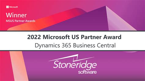 Stoneridge Software Selected for 2024 Microsoft US Partner …